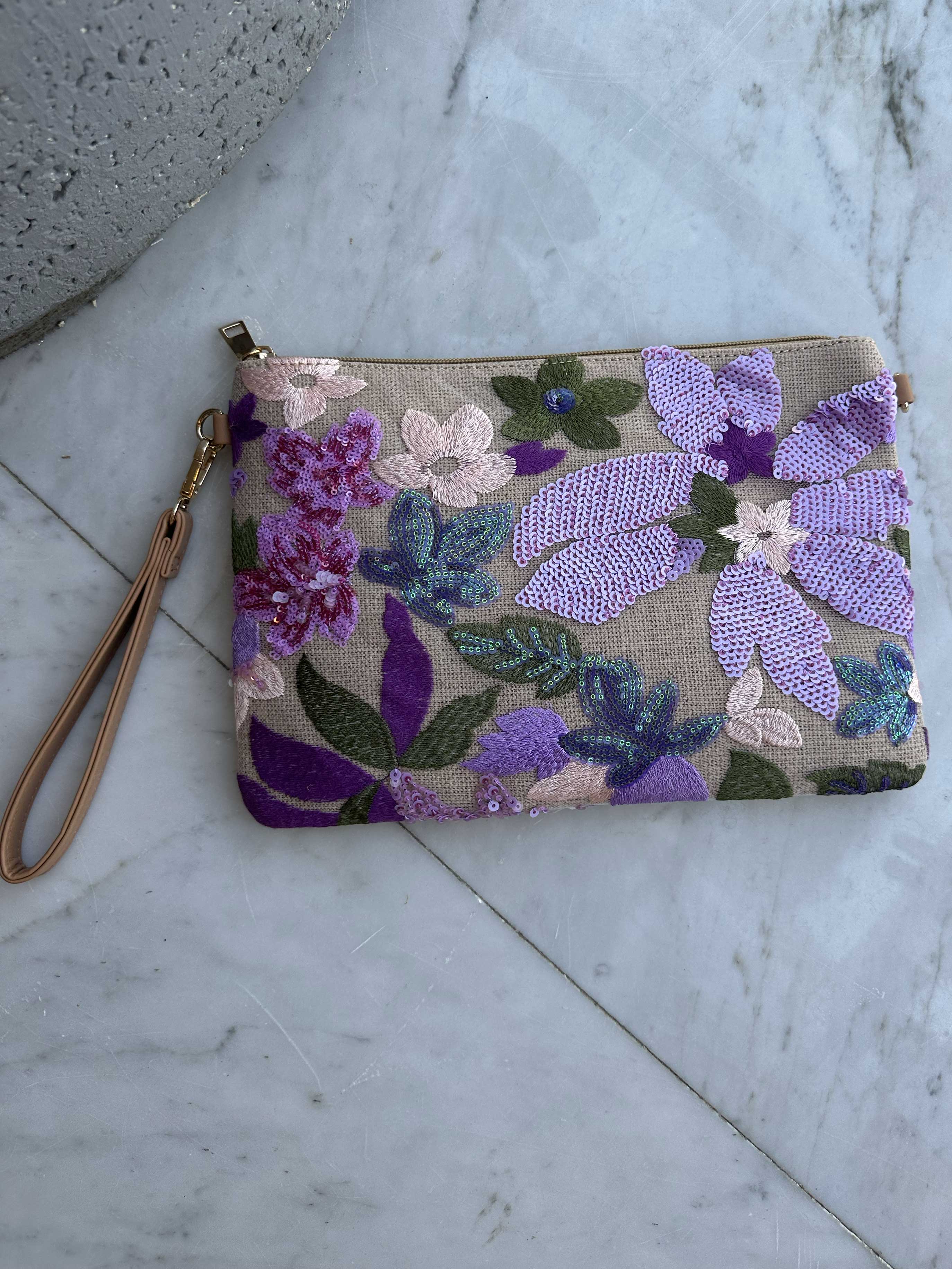 Maxine - Sød crossbody taske med pailletter